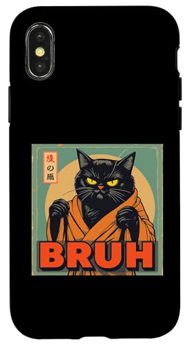 Lustiges Katzenbürsten-Meme für Jungen und Mädchen, Männer und Frauen, japanischer Anime Hülle für iPhone X/XS Lustiges Katzenbürsten-Meme für Jungen und Mädchen, Männer und Frauen, japanischer Anime Hülle für iPhone X/XS von Cool Tees