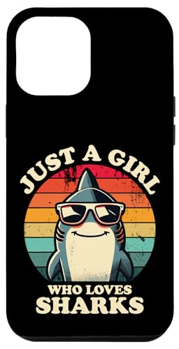 Nur ein Mädchen, das Haie liebt Lustiger Retro-Kinder-Hailiebhaber Hülle für iPhone 12 Pro Max Nur ein Mädchen, das Haie liebt Lustiger Retro-Kinder-Hailiebhaber Hülle für iPhone 12 Pro Max von Cool Tees