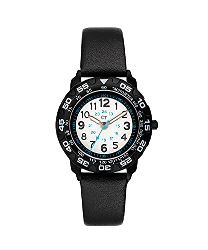 Cool Time Jungen Kinder Armbanduhr (schwarz-blau) von Cool Time