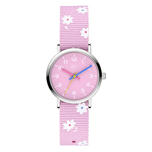 Cool Time Kids Armbanduhr mit Nylon Armband (rosa) von Cool Time