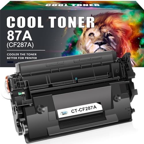 Cool Toner Kompatibel Toner Cartridge Replacement für HP 87A CF287A 87X CF287X LaserJet Enterprise M506dn MFP M527 M501dn M506x M506n M506dn M527z M527dn M527f M527c M501n (Schwarz, 1er-Pack) von Cool Toner