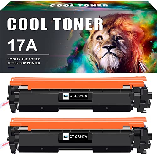 Cool Toner Kompatibel Tonerkartusche als Ersatz für HP 17A CF217A Laserjet Pro MFP M130FW M130FN M130NW M130A M102w M102a M130 M102 (Schwarz, 2er-Pack) von Cool Toner