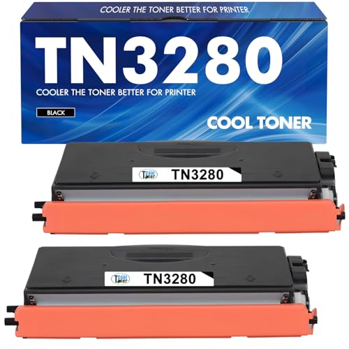 Cool Toner TN 3280 TN3280 TN-3280 Kompatible für Brother HL-5350DN MFC-8880DN HL-5340D HL-5380DN DCP-8085DN HL-5340DL HL-5350DNLT HL-5370DWT MFC-8380DN DCP-8080DN DCP-8380DN DCP-8070D Schwarz, 2-Pack von Cool Toner