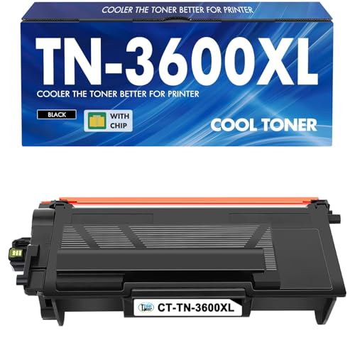 TN-3600XL TN-3600 Toner Kompatible für Brother TN3600XL TN3600 MFC-L5710DW MFC-L5710DN MFC-L6710DW HL-L5210DN HL-L6415DN HL-L6210DW DCP-L5510DW MFC-L6910DN HL-L5210DW HL-L5215DN - Schwarz (Mit Chip) von Cool Toner
