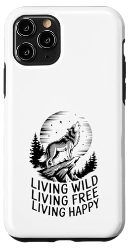 Heulen Sie laut Live Proud Wolf Hülle für iPhone 11 Pro von Cool Wolf Art