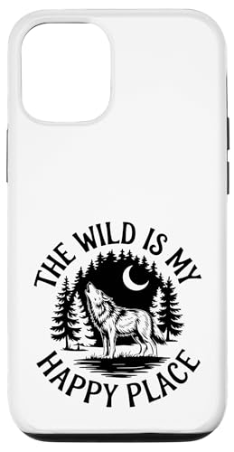 Heulen Sie laut Live Proud Wolf Hülle für iPhone 12/12 Pro von Cool Wolf Art