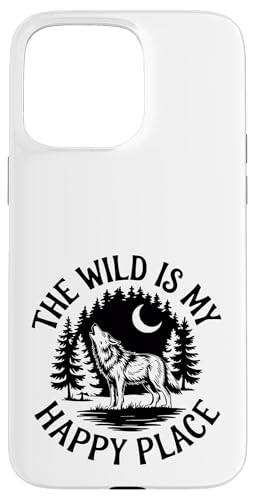 Heulen Sie laut Live Proud Wolf Hülle für iPhone 15 Pro Max von Cool Wolf Art