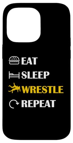 Cute Eat Sleep Wrestle Repeat Cool Wrestling Herren Damen Jungen Hülle für iPhone 14 Pro Max von Cool Wrestling Men Women Boys Design