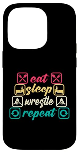Cute Eat Sleep Wrestle Repeat Cool Wrestling Herren Damen Jungen Hülle für iPhone 14 Pro Cute Eat Sleep Wrestle Repeat Cool Wrestling Herren Damen Jungen Hülle für iPhone 14 Pro von Cool Wrestling Men Women Boys Design