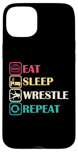 Cute Eat Sleep Wrestle Repeat Cool Wrestling Herren Damen Jungen Hülle für iPhone 15 Plus Cute Eat Sleep Wrestle Repeat Cool Wrestling Herren Damen Jungen Hülle für iPhone 15 Plus von Cool Wrestling Men Women Boys Design