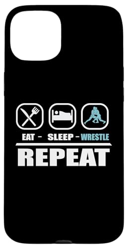 Cute Eat Sleep Wrestle Repeat Cool Wrestling Herren Damen Jungen Hülle für iPhone 15 Plus Cute Eat Sleep Wrestle Repeat Cool Wrestling Herren Damen Jungen Hülle für iPhone 15 Plus von Cool Wrestling Men Women Boys Design