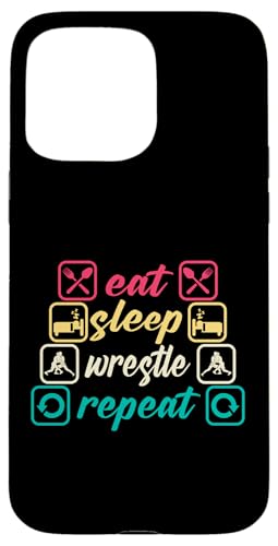 Cute Eat Sleep Wrestle Repeat Cool Wrestling Herren Damen Jungen Hülle für iPhone 15 Pro Max Cute Eat Sleep Wrestle Repeat Cool Wrestling Herren Damen Jungen Hülle für iPhone 15 Pro Max von Cool Wrestling Men Women Boys Design
