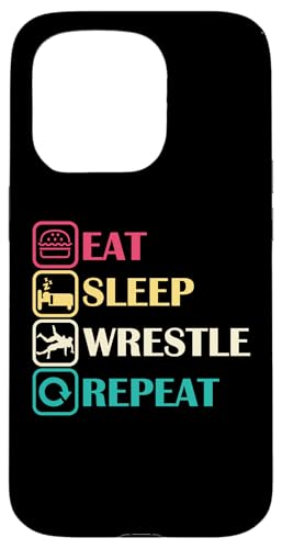 Cute Eat Sleep Wrestle Repeat Cool Wrestling Herren Damen Jungen Hülle für iPhone 15 Pro Cute Eat Sleep Wrestle Repeat Cool Wrestling Herren Damen Jungen Hülle für iPhone 15 Pro von Cool Wrestling Men Women Boys Design
