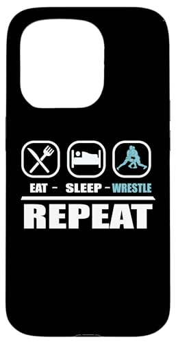 Cute Eat Sleep Wrestle Repeat Cool Wrestling Herren Damen Jungen Hülle für iPhone 15 Pro Cute Eat Sleep Wrestle Repeat Cool Wrestling Herren Damen Jungen Hülle für iPhone 15 Pro von Cool Wrestling Men Women Boys Design