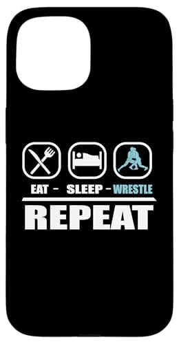 Cute Eat Sleep Wrestle Repeat Cool Wrestling Herren Damen Jungen Hülle für iPhone 15 Cute Eat Sleep Wrestle Repeat Cool Wrestling Herren Damen Jungen Hülle für iPhone 15 von Cool Wrestling Men Women Boys Design