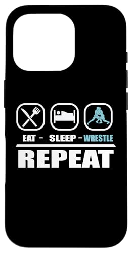 Cute Eat Sleep Wrestle Repeat Cool Wrestling Herren Damen Jungen Hülle für iPhone 16 Pro Cute Eat Sleep Wrestle Repeat Cool Wrestling Herren Damen Jungen Hülle für iPhone 16 Pro von Cool Wrestling Men Women Boys Design