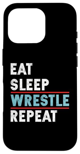 Cute Eat Sleep Wrestle Repeat Cool Wrestling Herren Damen Jungen Hülle für iPhone 16 Pro Cute Eat Sleep Wrestle Repeat Cool Wrestling Herren Damen Jungen Hülle für iPhone 16 Pro von Cool Wrestling Men Women Boys Design
