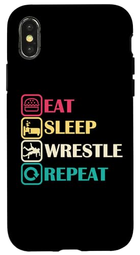 Cute Eat Sleep Wrestle Repeat Cool Wrestling Herren Damen Jungen Hülle für iPhone X/XS Cute Eat Sleep Wrestle Repeat Cool Wrestling Herren Damen Jungen Hülle für iPhone X/XS von Cool Wrestling Men Women Boys Design