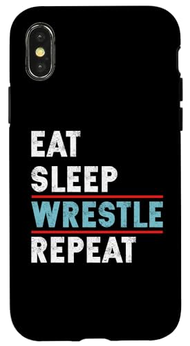 Cute Eat Sleep Wrestle Repeat Cool Wrestling Herren Damen Jungen Hülle für iPhone X/XS Cute Eat Sleep Wrestle Repeat Cool Wrestling Herren Damen Jungen Hülle für iPhone X/XS von Cool Wrestling Men Women Boys Design