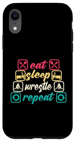 Cute Eat Sleep Wrestle Repeat Cool Wrestling Herren Damen Jungen Hülle für iPhone XR Cute Eat Sleep Wrestle Repeat Cool Wrestling Herren Damen Jungen Hülle für iPhone XR von Cool Wrestling Men Women Boys Design