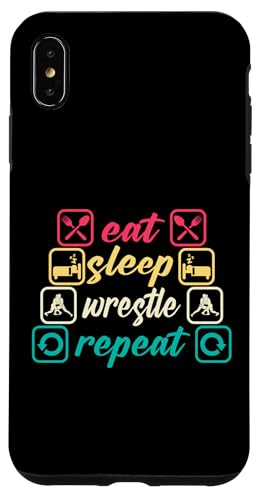 Cute Eat Sleep Wrestle Repeat Cool Wrestling Herren Damen Jungen Hülle für iPhone XS Max Cute Eat Sleep Wrestle Repeat Cool Wrestling Herren Damen Jungen Hülle für iPhone XS Max von Cool Wrestling Men Women Boys Design