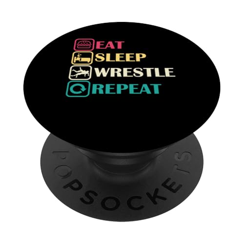 Cute Eat Sleep Wrestle Repeat Cool Wrestling Herren Damen Jungen PopSockets Klebender PopGrip Cute Eat Sleep Wrestle Repeat Cool Wrestling Herren Damen Jungen PopSockets Klebender PopGrip von Cool Wrestling Men Women Boys Design