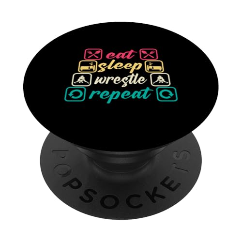 Cute Eat Sleep Wrestle Repeat Cool Wrestling Herren Damen Jungen PopSockets Klebender PopGrip Cute Eat Sleep Wrestle Repeat Cool Wrestling Herren Damen Jungen PopSockets Klebender PopGrip von Cool Wrestling Men Women Boys Design