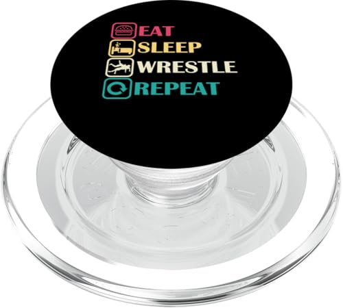 Cute Eat Sleep Wrestle Repeat Cool Wrestling Herren Damen Jungen PopSockets PopGrip für MagSafe Cute Eat Sleep Wrestle Repeat Cool Wrestling Herren Damen Jungen PopSockets PopGrip für MagSafe von Cool Wrestling Men Women Boys Design