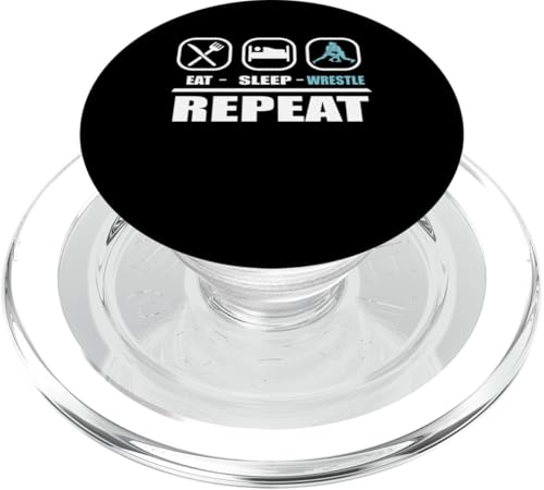Cute Eat Sleep Wrestle Repeat Cool Wrestling Herren Damen Jungen PopSockets PopGrip für MagSafe Cute Eat Sleep Wrestle Repeat Cool Wrestling Herren Damen Jungen PopSockets PopGrip für MagSafe von Cool Wrestling Men Women Boys Design