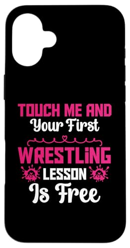 Touch Me And Your First Wrestling Lektion Cool Wrestling Men Hülle für iPhone 16 Plus Touch Me And Your First Wrestling Lektion Cool Wrestling Men Hülle für iPhone 16 Plus von Cool Wrestling Men Women Boys Design