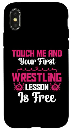 Touch Me And Your First Wrestling Lektion Cool Wrestling Men Hülle für iPhone X/XS Touch Me And Your First Wrestling Lektion Cool Wrestling Men Hülle für iPhone X/XS von Cool Wrestling Men Women Boys Design