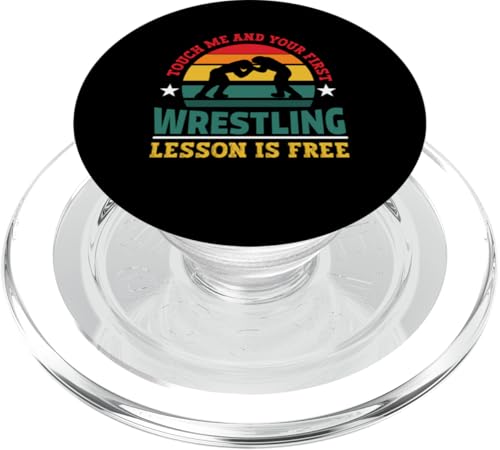 Touch Me And Your First Wrestling Lektion Cool Wrestling Men PopSockets PopGrip für MagSafe Touch Me And Your First Wrestling Lektion Cool Wrestling Men PopSockets PopGrip für MagSafe von Cool Wrestling Men Women Boys Design