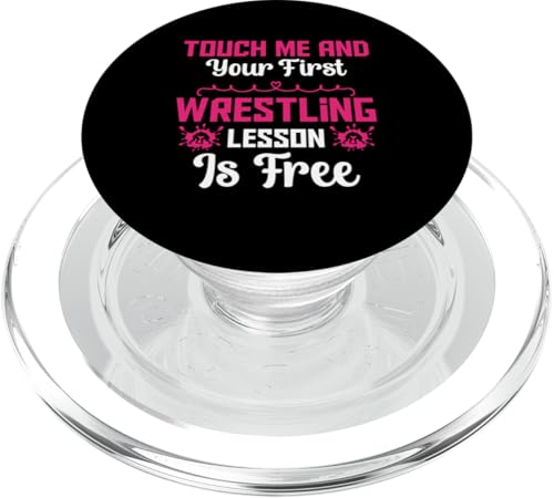 Touch Me And Your First Wrestling Lektion Cool Wrestling Men PopSockets PopGrip für MagSafe Touch Me And Your First Wrestling Lektion Cool Wrestling Men PopSockets PopGrip für MagSafe von Cool Wrestling Men Women Boys Design