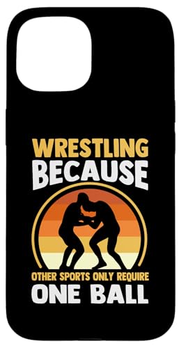 Wrestling Because Other Sports Only Cool Wrestling Herren Jungs Hülle für iPhone 15 Wrestling Because Other Sports Only Cool Wrestling Herren Jungs Hülle für iPhone 15 von Cool Wrestling Men Women Boys Design