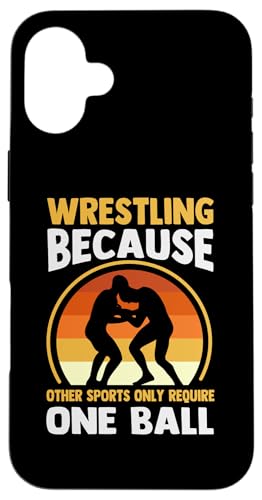 Wrestling Because Other Sports Only Cool Wrestling Herren Jungs Hülle für iPhone 16 Plus Wrestling Because Other Sports Only Cool Wrestling Herren Jungs Hülle für iPhone 16 Plus von Cool Wrestling Men Women Boys Design