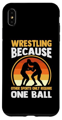 Wrestling Because Other Sports Only Cool Wrestling Herren Jungs Hülle für iPhone XS Max von Cool Wrestling Men Women Boys Design