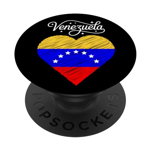Venezuela Flag Holiday Venezuela Heart Venezuelan Flag PopSockets Klebender PopGrip von Cool venezuelan outfit Franela Venezolana