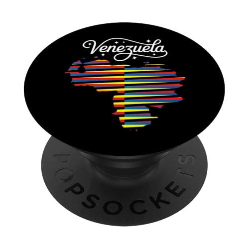 Venezuela Flag Holiday Venezuela MAP Venezuelan Flag PopSockets Klebender PopGrip von Cool venezuelan outfit Franela Venezolana