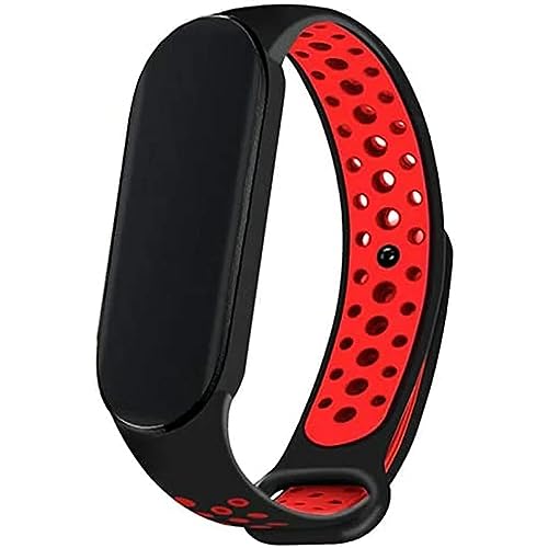 COOL SMARTPHONES & TABLETS ACCESSORIES Armband für Xiaomi Mi Band 5/6 Amazfit Sport, schwarz-rot von Cool