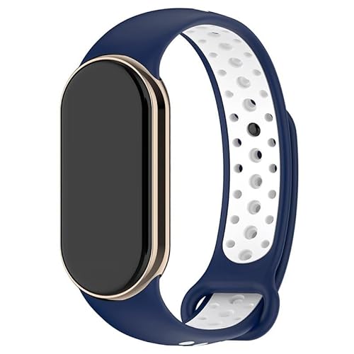 COOL SMARTPHONES & TABLETS ACCESSORIES Cooles Armband für Xiaomi Smart Band 8 Sport, Marineblau/Weiß, blau, Einheitsgröße von Cool