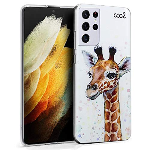 COOL SMARTPHONES & TABLETS ACCESSORIES Schutzhülle für Samsung G998 Galaxy S21 Ultra Giraffe Zeichnungen von Cool