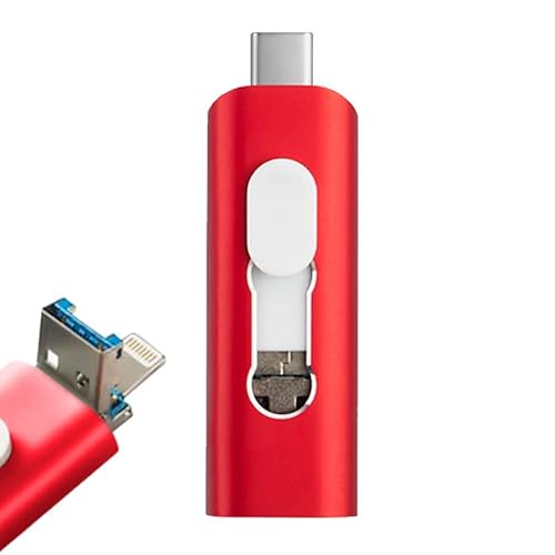 USB-Stick x32 GB Cool (3-in-1) Lightning/Typ C/USB Rot von Cool
