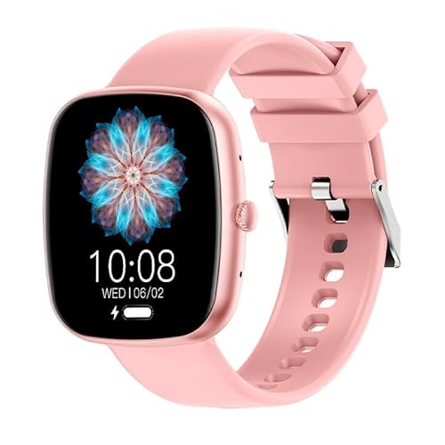 Cool Border Smartwatch aus Silikon, Rosa, für Anrufe, Gesundheit, Sport, Rosa, Mediano Cool Border Smartwatch aus Silikon, Rosa, für Anrufe, Gesundheit, Sport, Rosa, Mediano von Cool