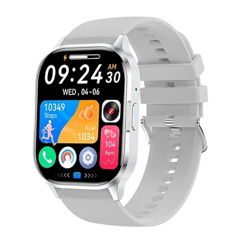 Cool Delta Smartwatch aus Silikon, Grau (Amoled, Anrufe, Gesundheit, Sport), grau, Grande von Cool
