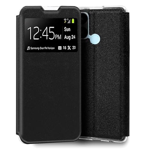 Cool Flip Cover für Xiaomi Redmi A1 Plus, glatt, Schwarz von Cool