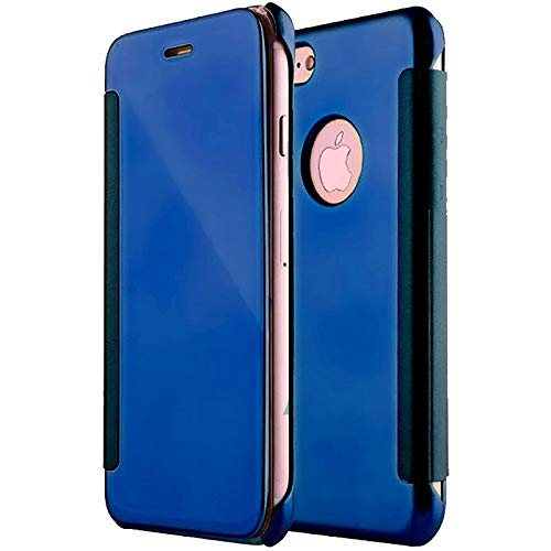 Cool Flip Cover für iPhone 7/8 / SE (2020) / SE (2022) Clear View Blau von Cool