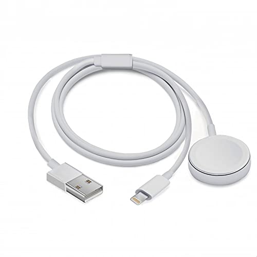 Cool Magnetisches USB-Kabel für Apple Watch + Lightning-Kabel für iPhone/iPad (2-in-1), 1 m von Cool