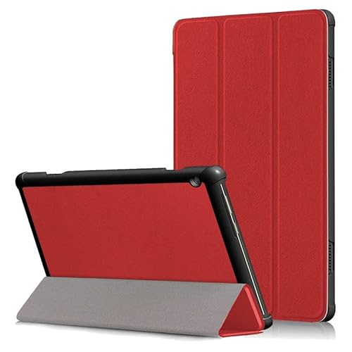 Cool Schutzhülle für Lenovo Tab M10 (TB-X505F / TB-X605F), Kunstleder, glatt, Rot von Cool