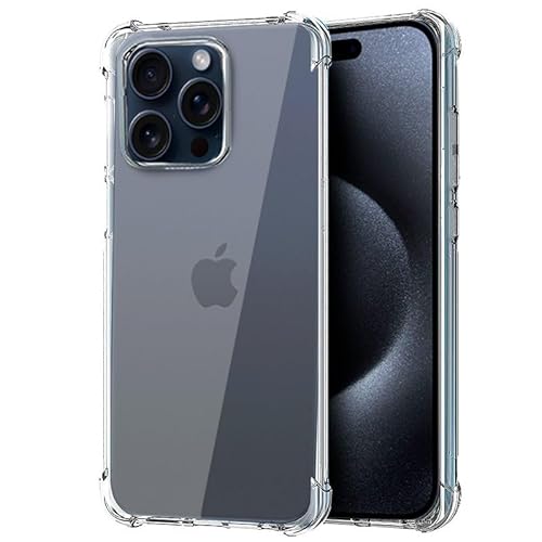 Cool Schutzhülle für iPhone 15 Pro, Antishock, transparent Cool Schutzhülle für iPhone 15 Pro, Antishock, transparent von Cool