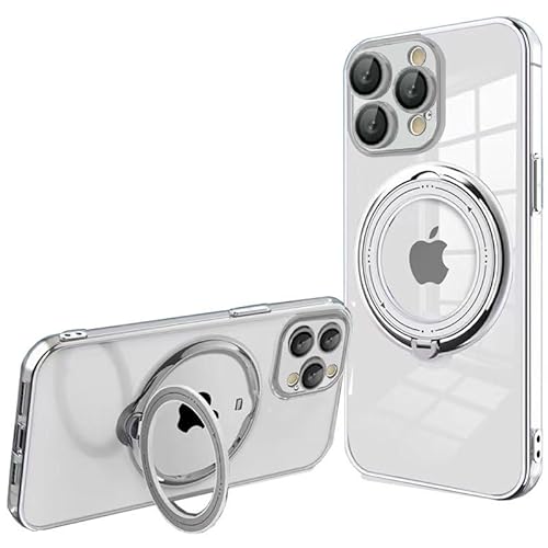 Cool Schutzhülle für iPhone 15 Pro, magnetisch, Ring Grau von Cool